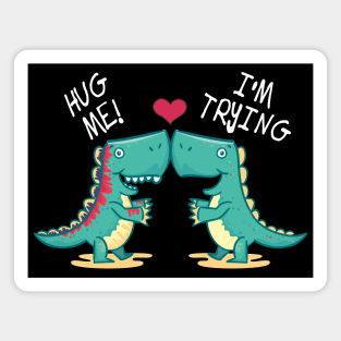 Dinosaurs Love Magnet